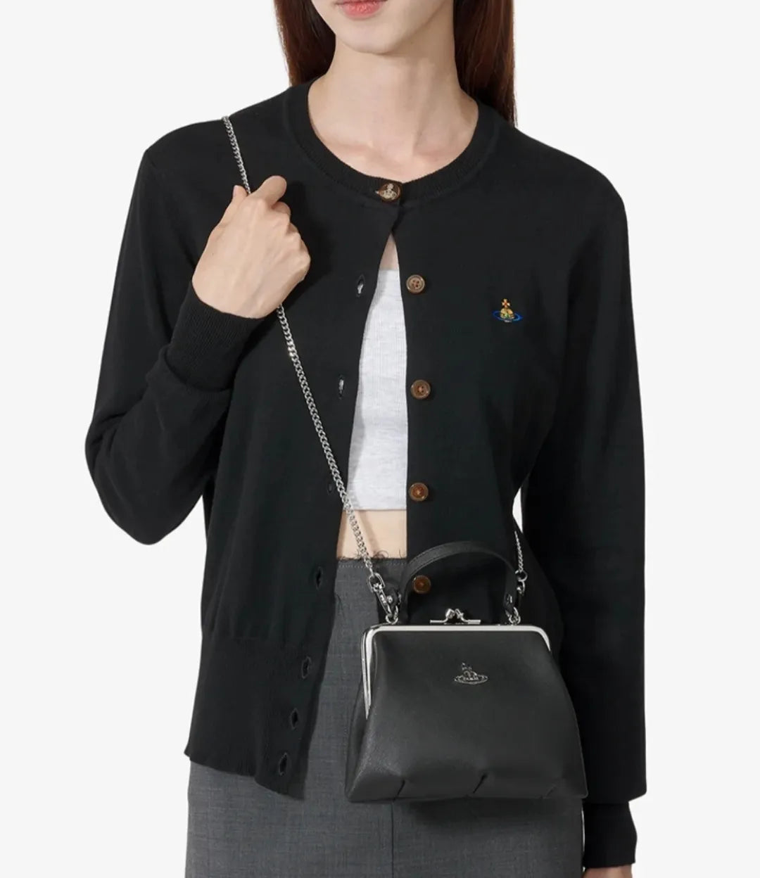 Classic Knit Button-Up Cardigan