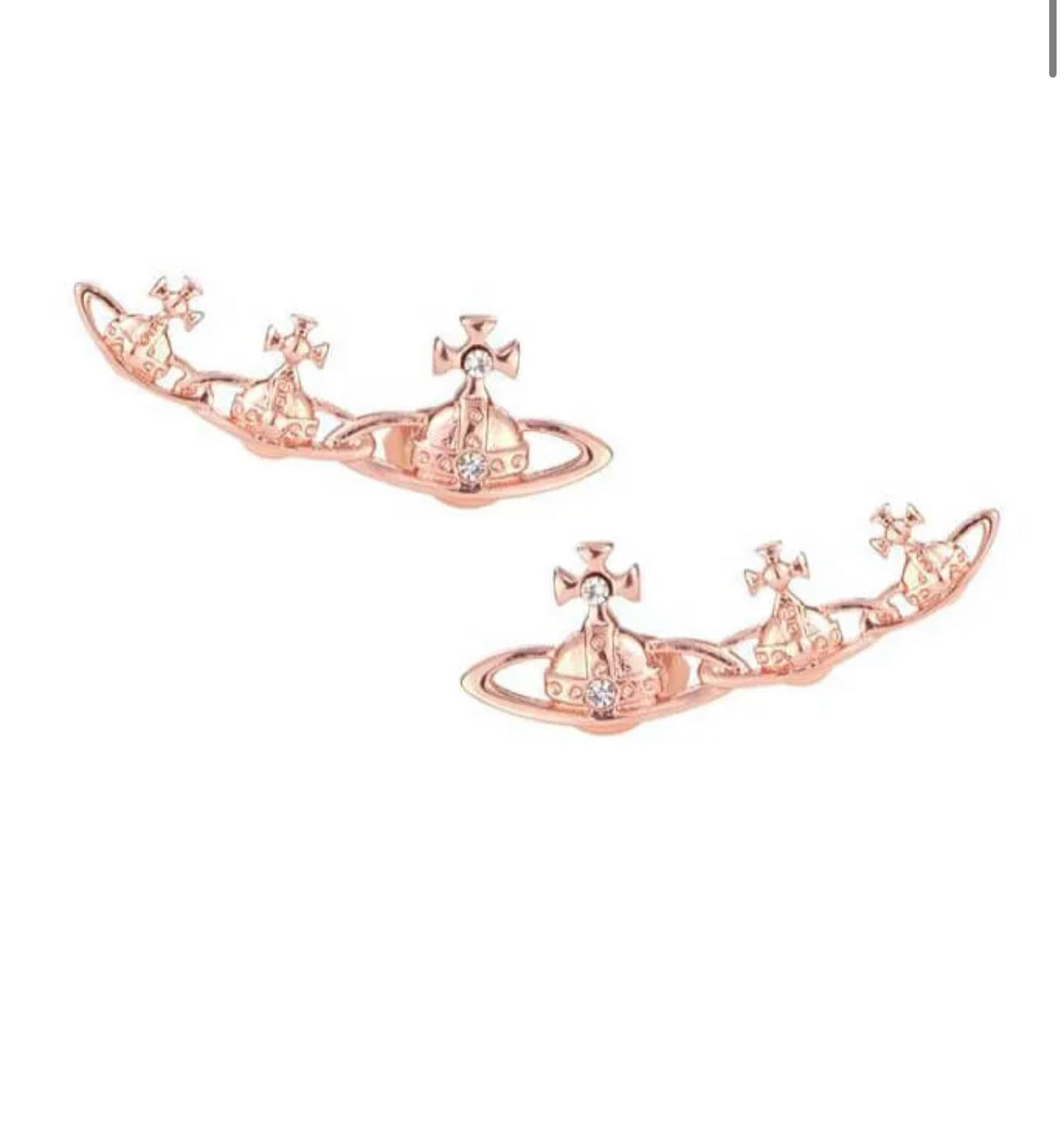 Three Saturn Earrings