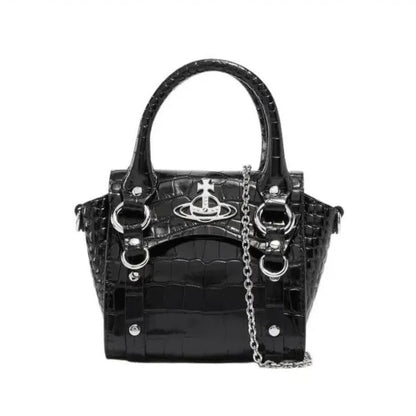 Croc-Effect Betty Mini Handbag