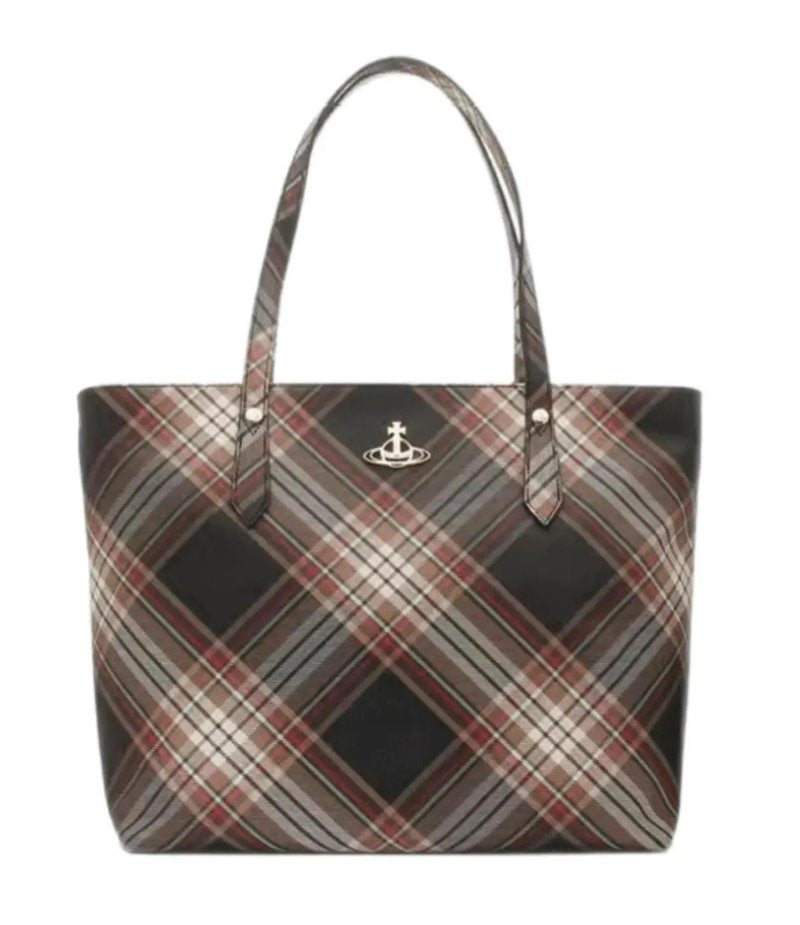 Classic Plaid Saturn Tote