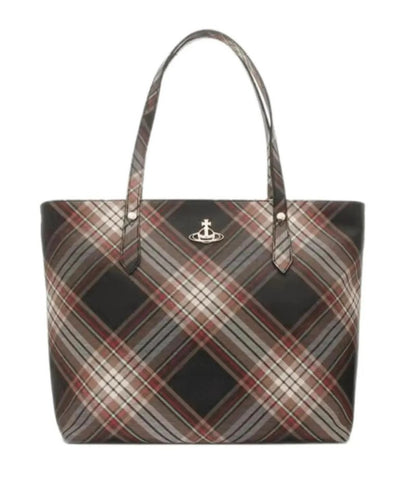 Classic Plaid Saturn Tote