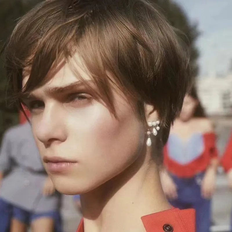 Orb Cascade Pearl Drop Earrings