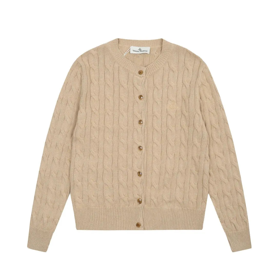 Classic Cable Knit Cardigan
