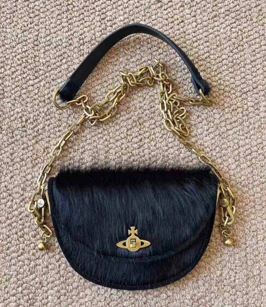 Yak Wool Chain Saturn Bag