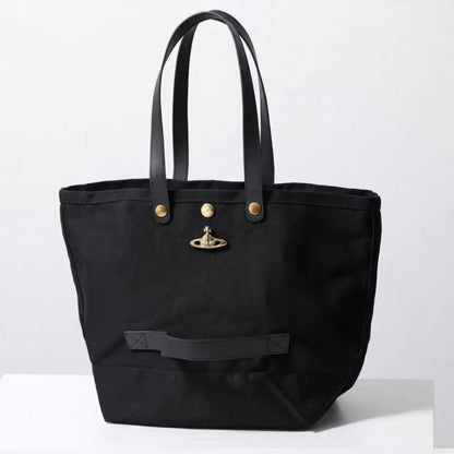 Everyday Canvas Tote with Saturn Detail