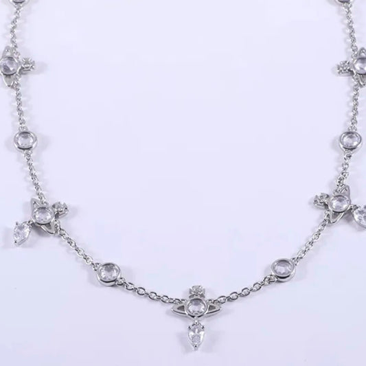 PHAEDRA Saturn Drops Necklace