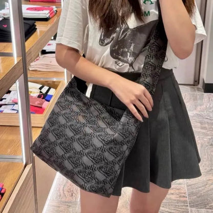 Allover Monogram Slouchy Hobo Bag