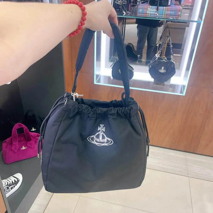 Nylon Drawstring Saturn Bag