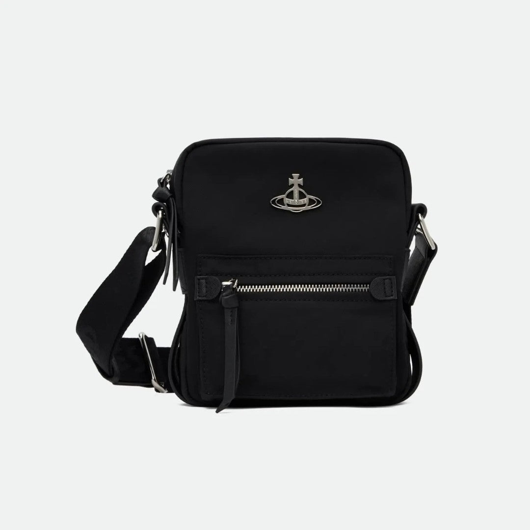 Utility Nylon Crossbody Saturn Satchel