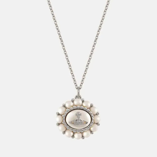 AMAYA Pearl Saturn Necklace