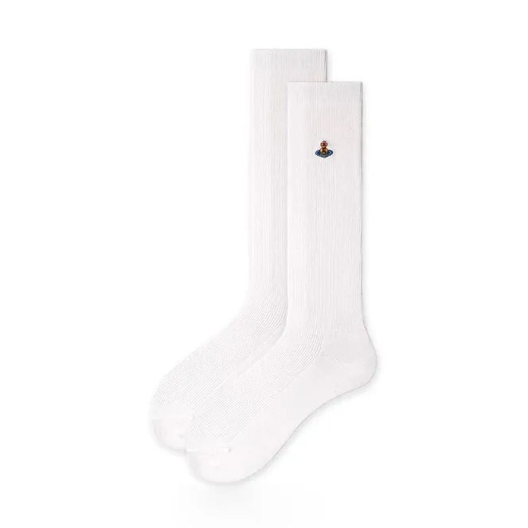 Minimalist Orb Logo Knee-High Socks