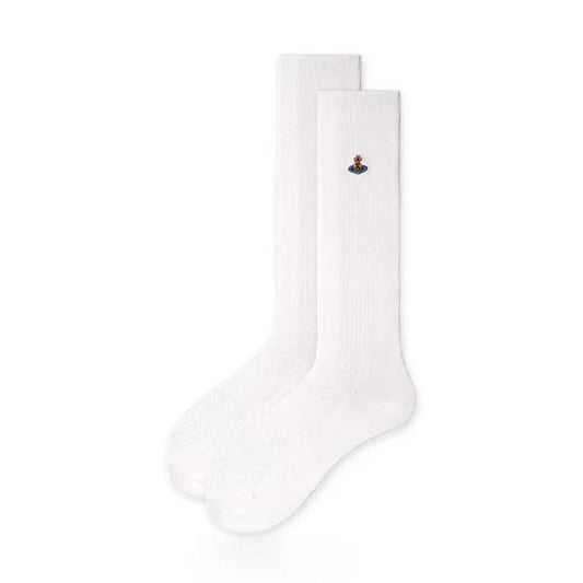 Minimalist Orb Logo Knee-High Socks