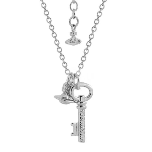 EUNICE Key Charm Necklace