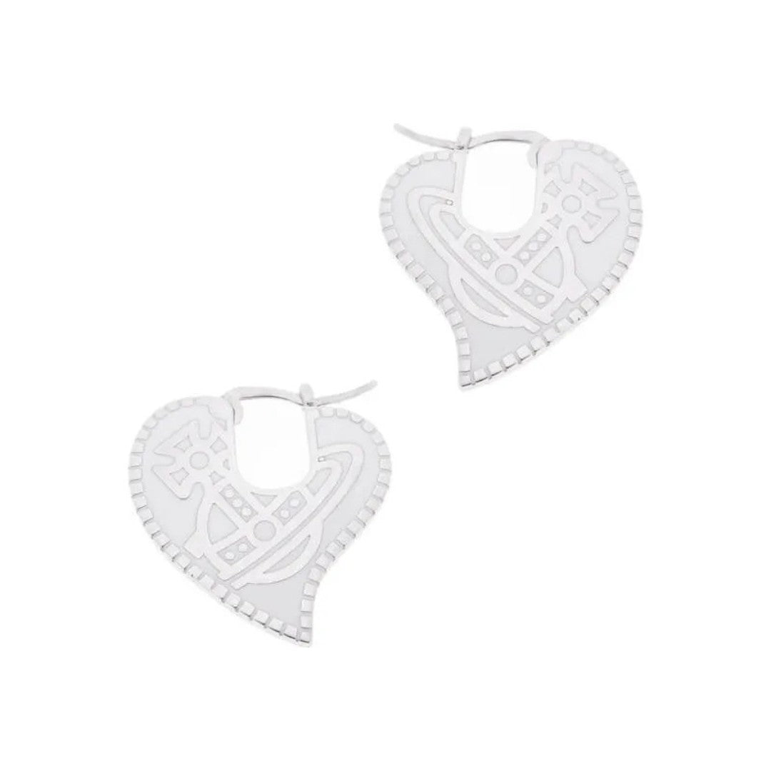 AMANDA Love Gear Lacquered Earrings