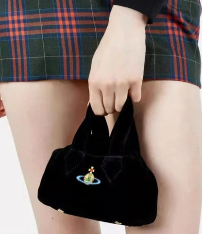 Mini Velvet Chain Yasmine Bag with Dust Bag