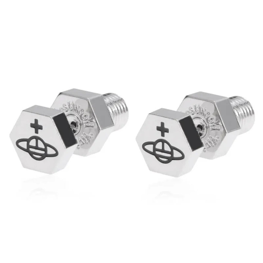 Screw Saturn Earrings