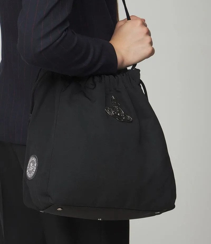 Nylon Drawstring Saturn Bag