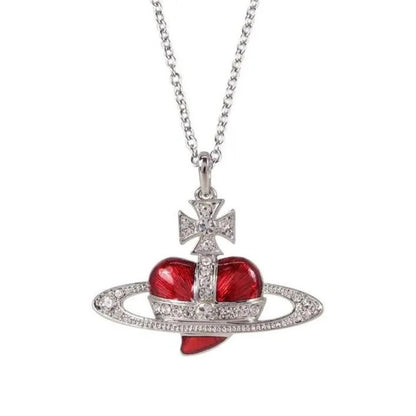 Celestial Heart Lacquer Necklace