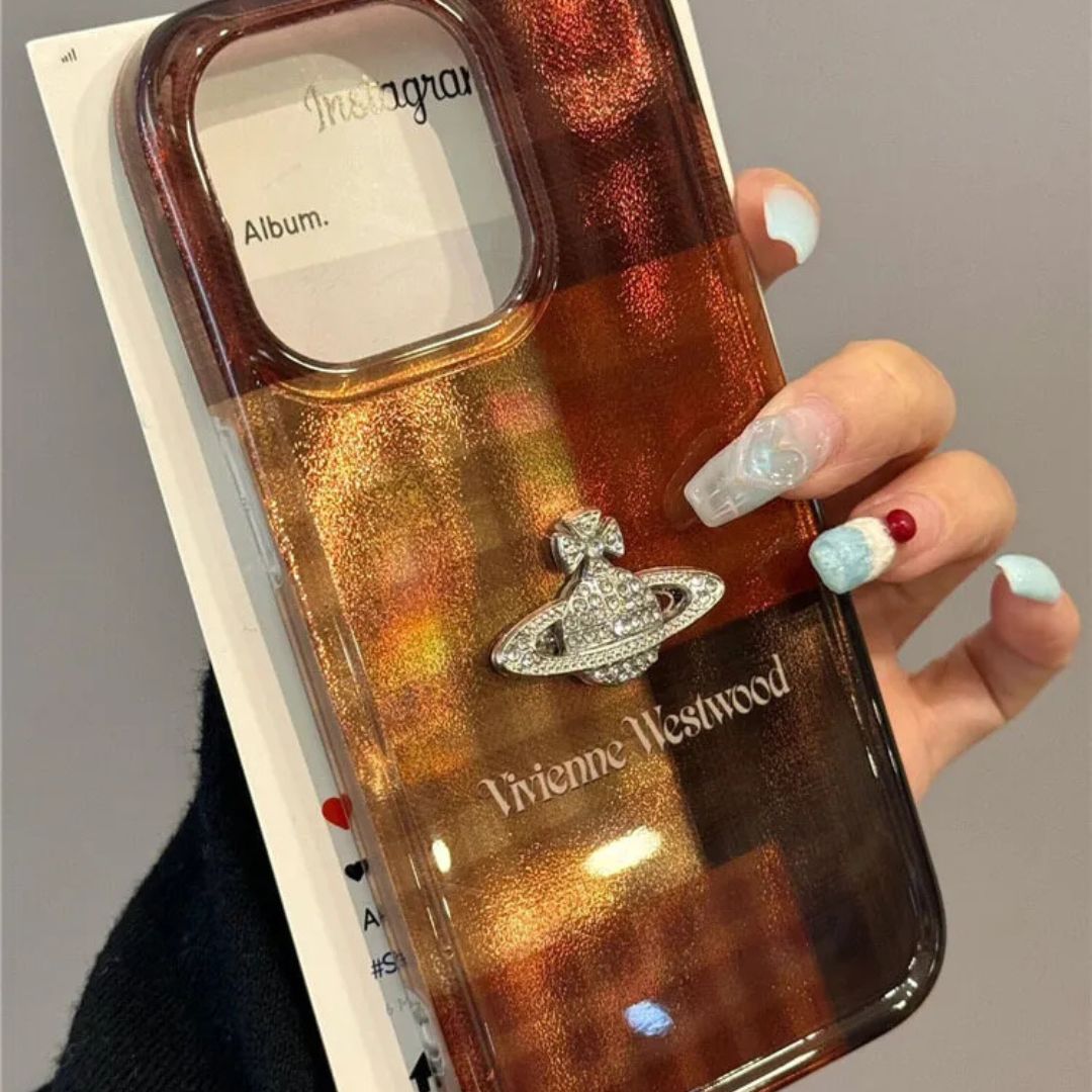 Vivienne Westwood Amber Gradient Orb Phone Case