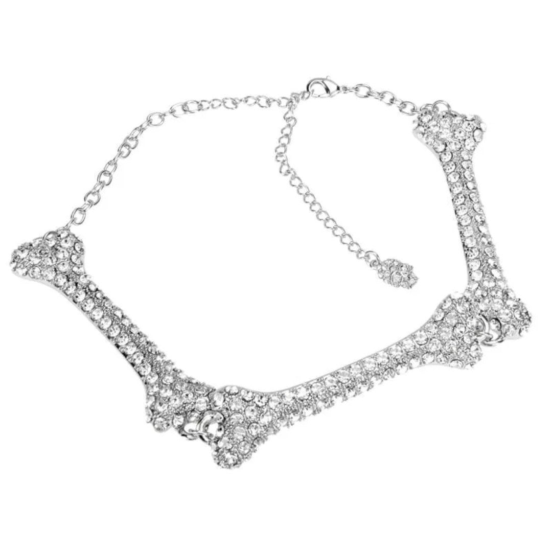 FAUSTINE Three-section Bone Necklace