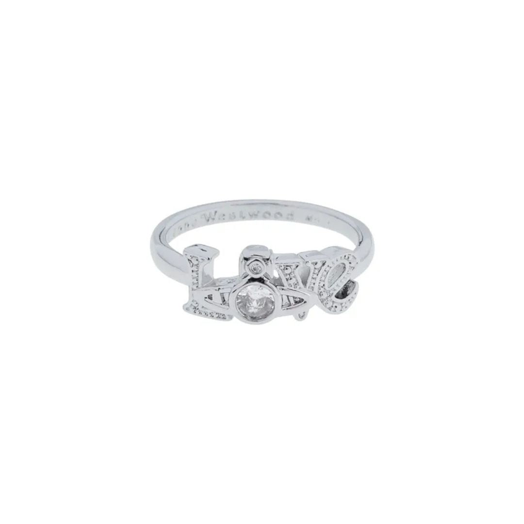 Love Emblem Crystal Ring