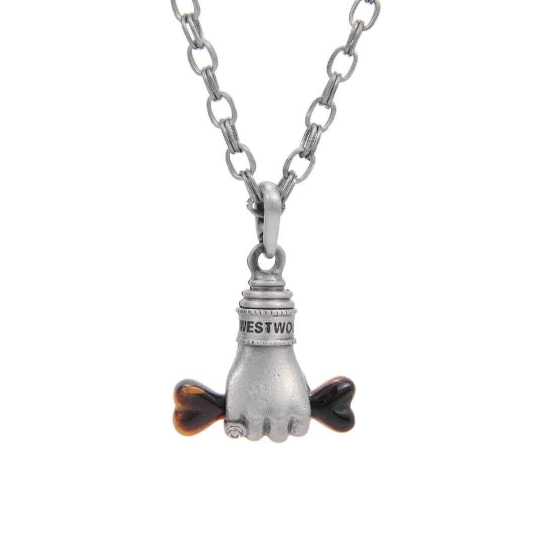 Bone In Hand Necklace
