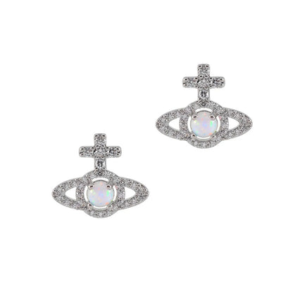 OLYMPIA Zirconia Pearl Earrings