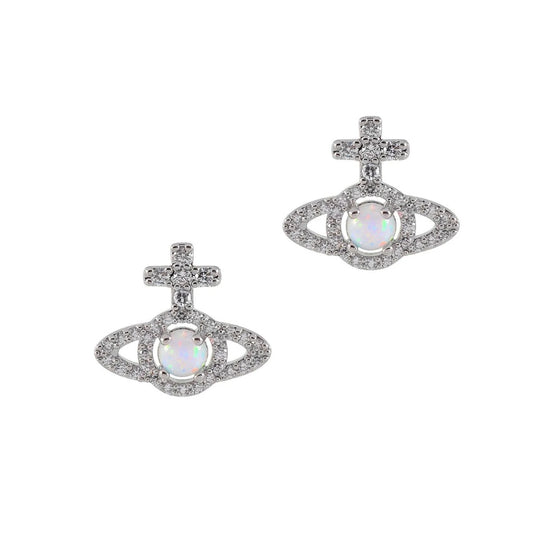 OLYMPIA Zirconia Pearl Earrings