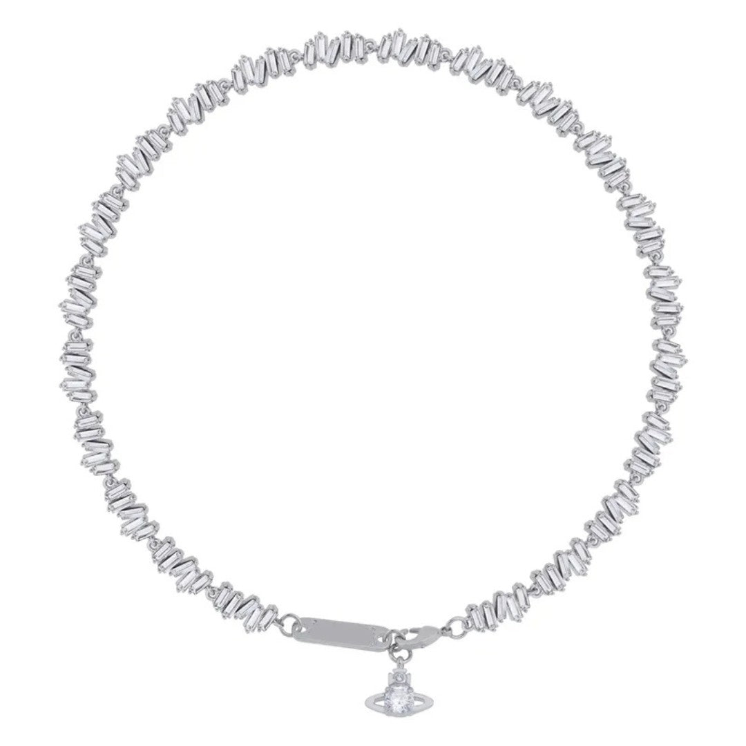 Square Full Zirconia Necklace