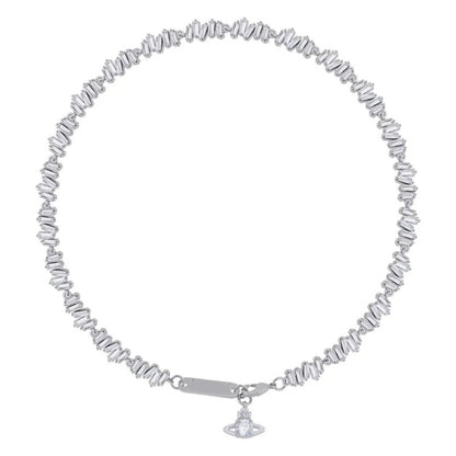 Square Full Zirconia Necklace