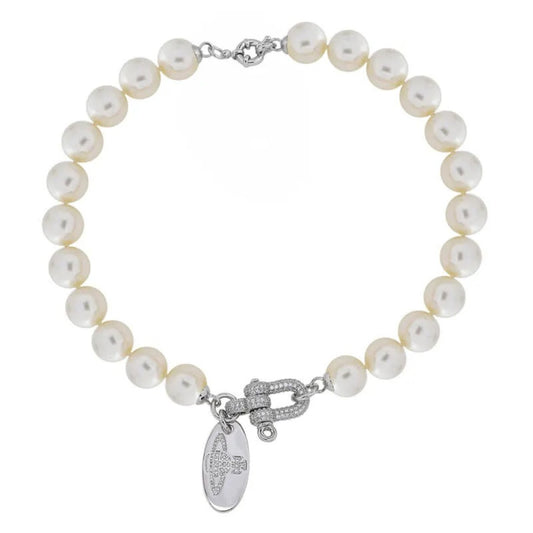 U-shaped Clasp Pearl Necklace