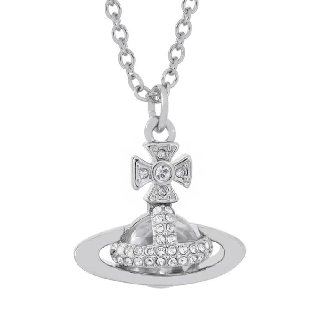 SORADA Half Face Diamond Necklace