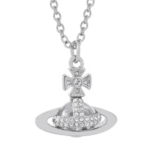 SORADA Half Face Diamond Necklace