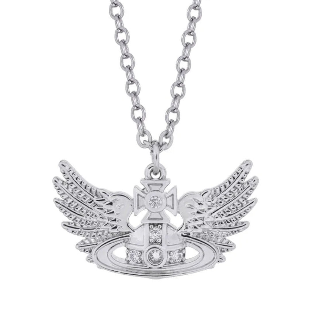 Wings Saturn Necklace