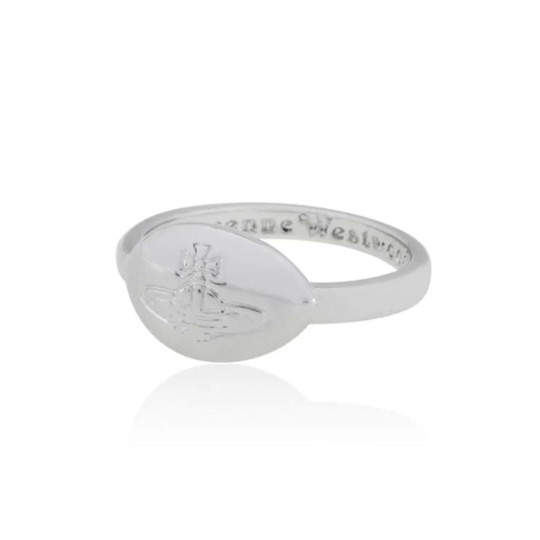 Orb Crest Signet Ring