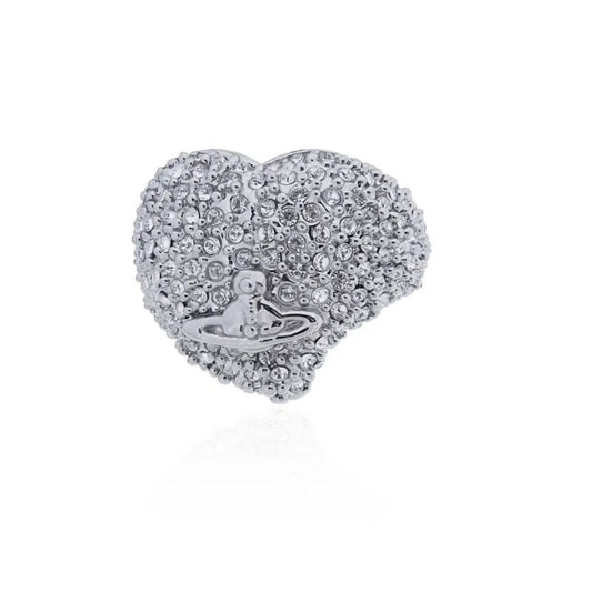Cosmic Crush Pavé Heart Ring