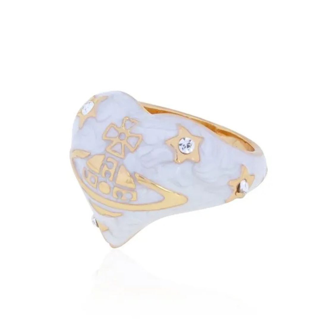 Celestial Heart Orb Ring