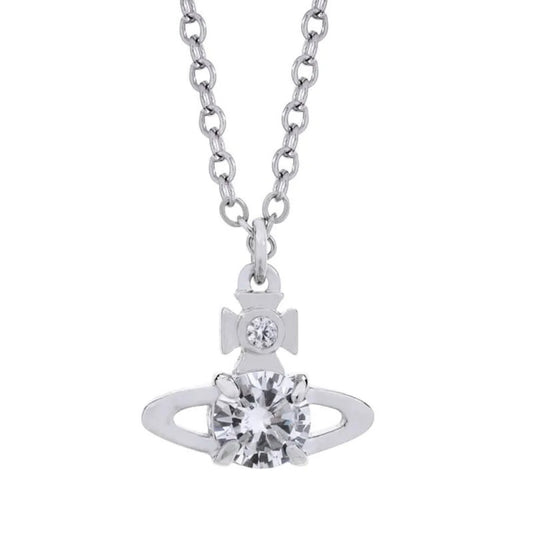 REINA Petite Zircon Orb Necklace