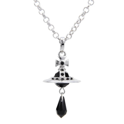 Crystal Saturn Necklace