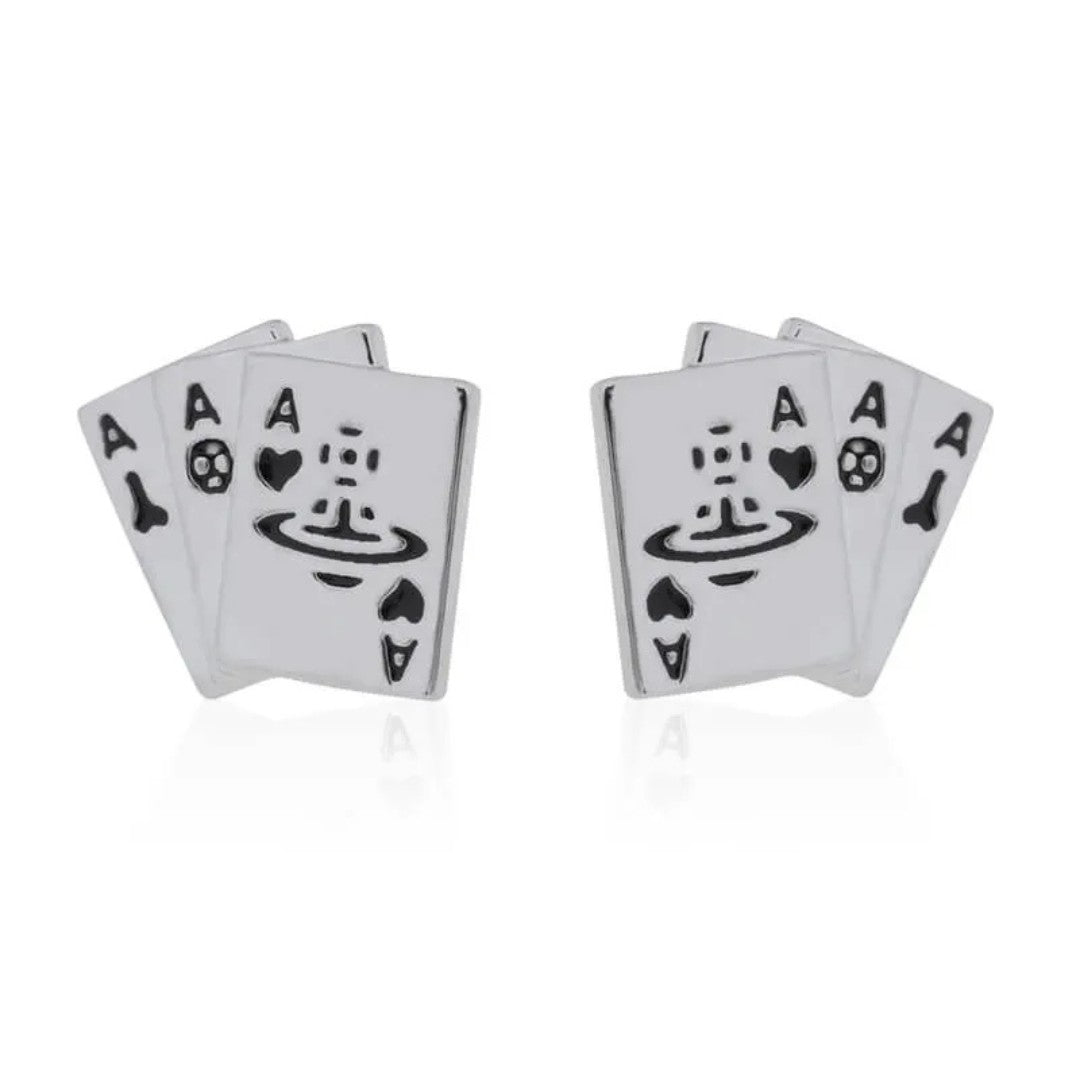 Poker Earrings