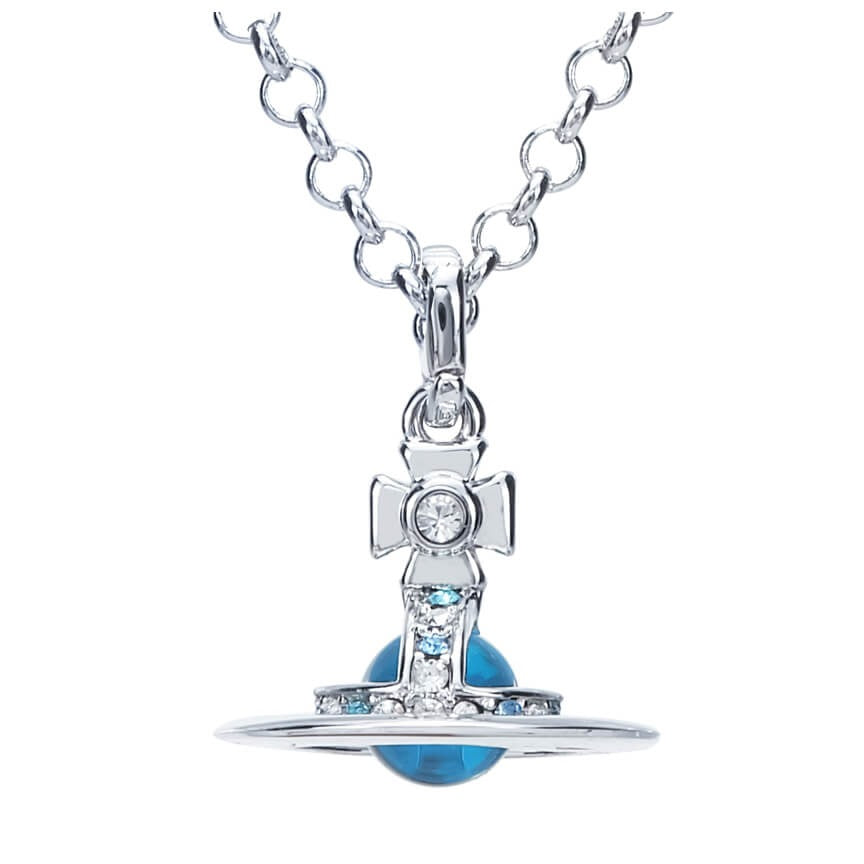 6MM ORB Classic Saturn Pendant Necklace (with box)