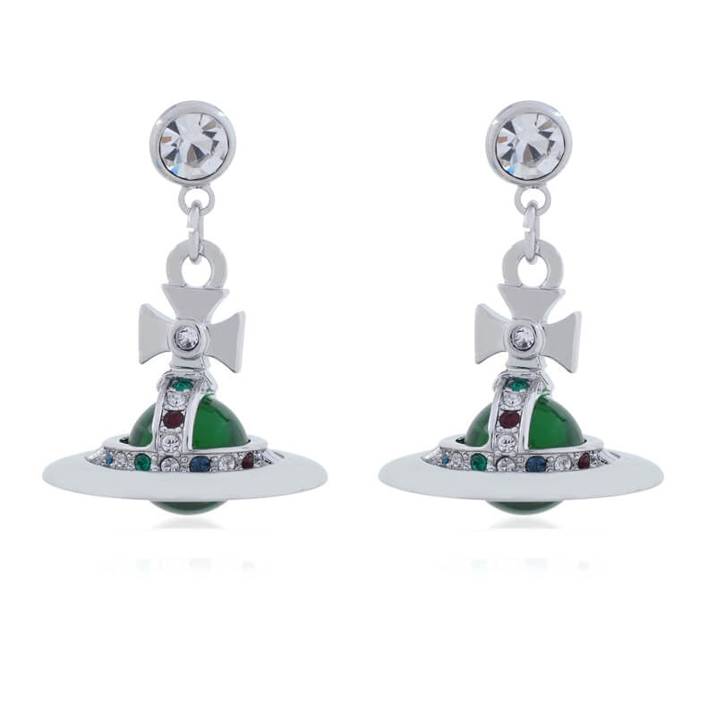 6MM ORB Classic Saturn Pendant Necklace (with box)