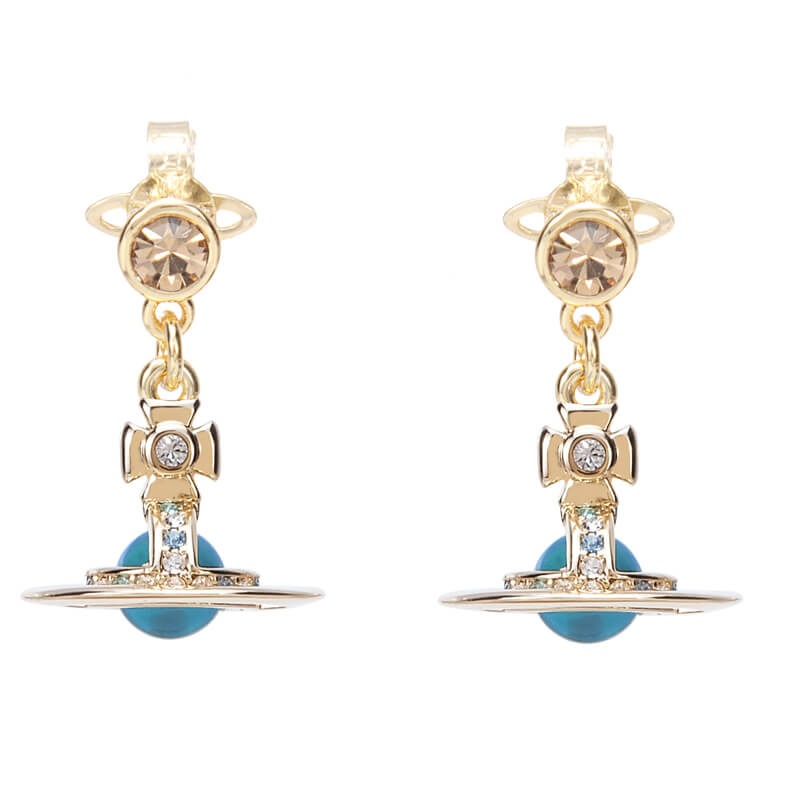 6MM ORB Classic Saturn Earrings (with box)