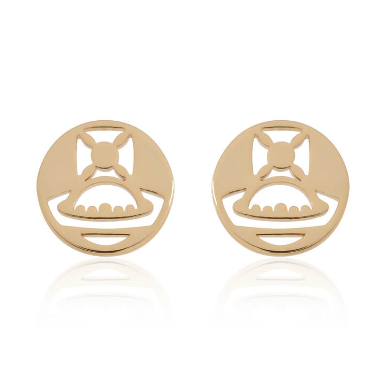 IMOGENE Round Earrings (with box)