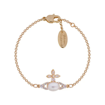 Orb Pearl Accent Chain Bracelet (with box)