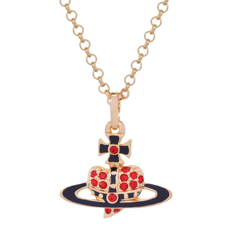 Love Baked Lacquer Necklace（All 15 Colors）(with box)