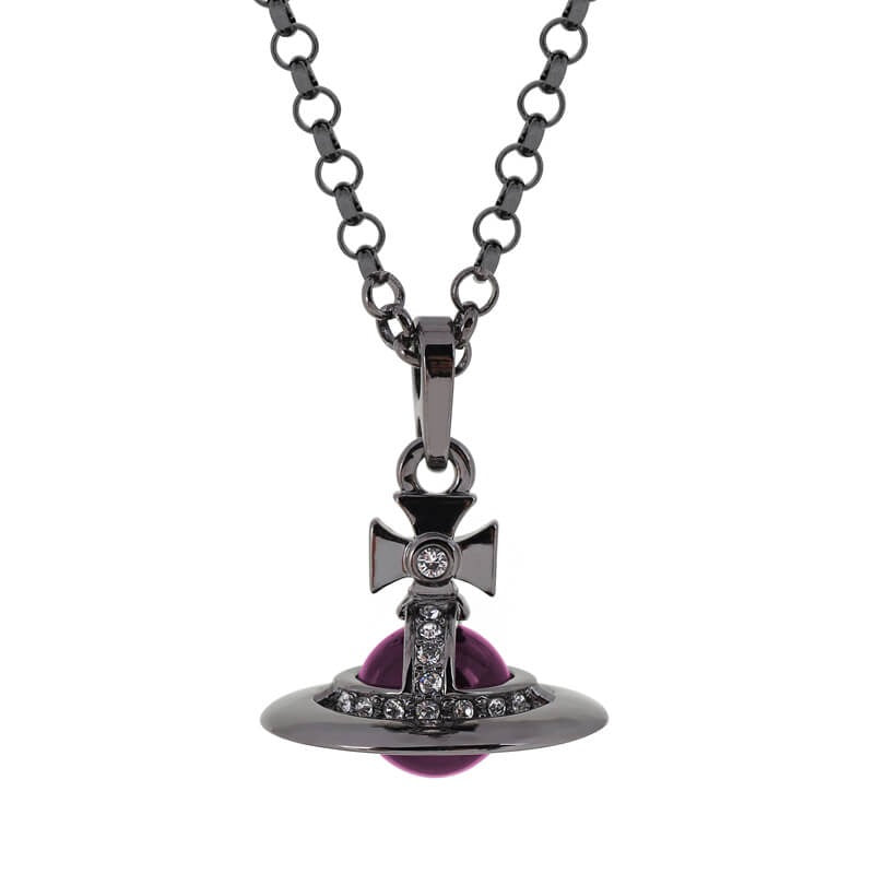 10MM ORB Classic Saturn Pendant Necklace (with box)