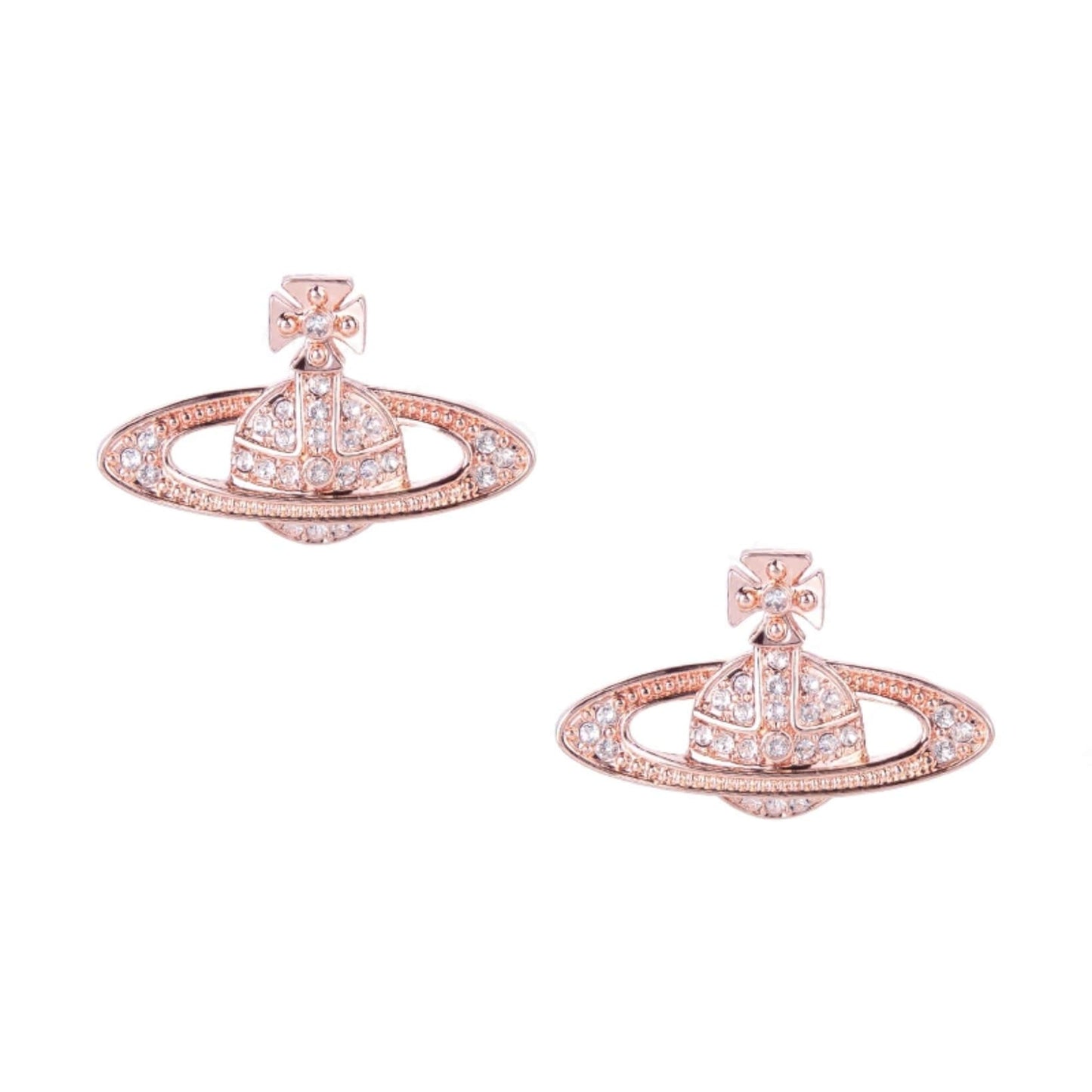 Classic Full Diamond Saturn Earrings（All 9 Colors) (with box)