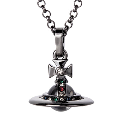 10MM ORB Classic Saturn Pendant Necklace (with box)