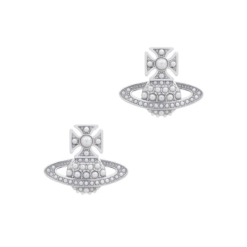 Mini Pearl Orb Stud Earrings